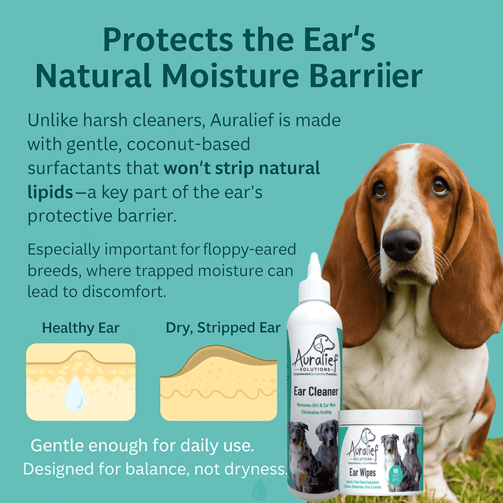 Gentle Ear Cleaner for Dogs — 4-Ingredient Formula to Support a Healthy Ear Environment