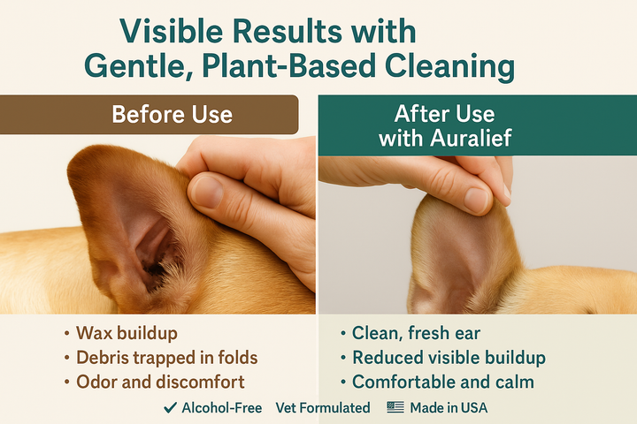 Gentle Ear Cleaner for Dogs — 4-Ingredient Formula to Support a Healthy Ear Environment