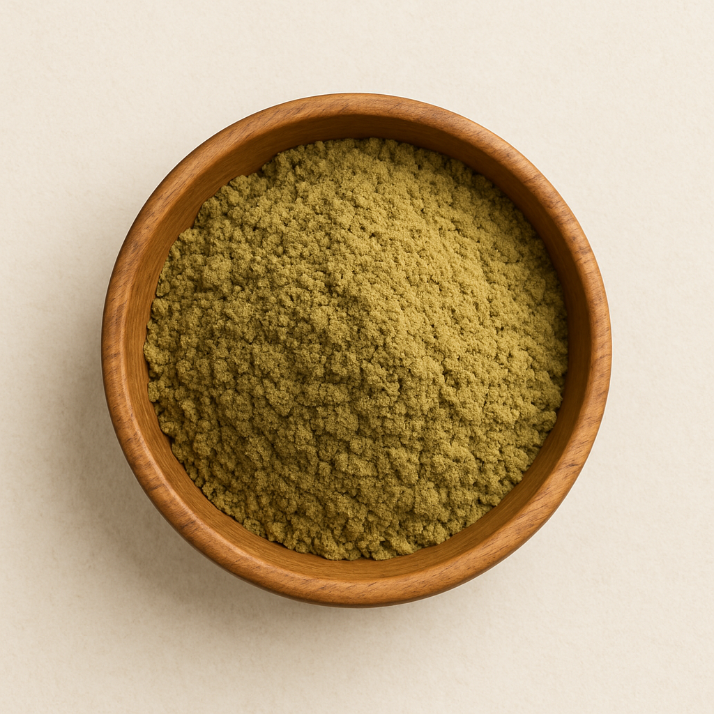 Natural hemp powder ingredient used in Auralief Calming Chews