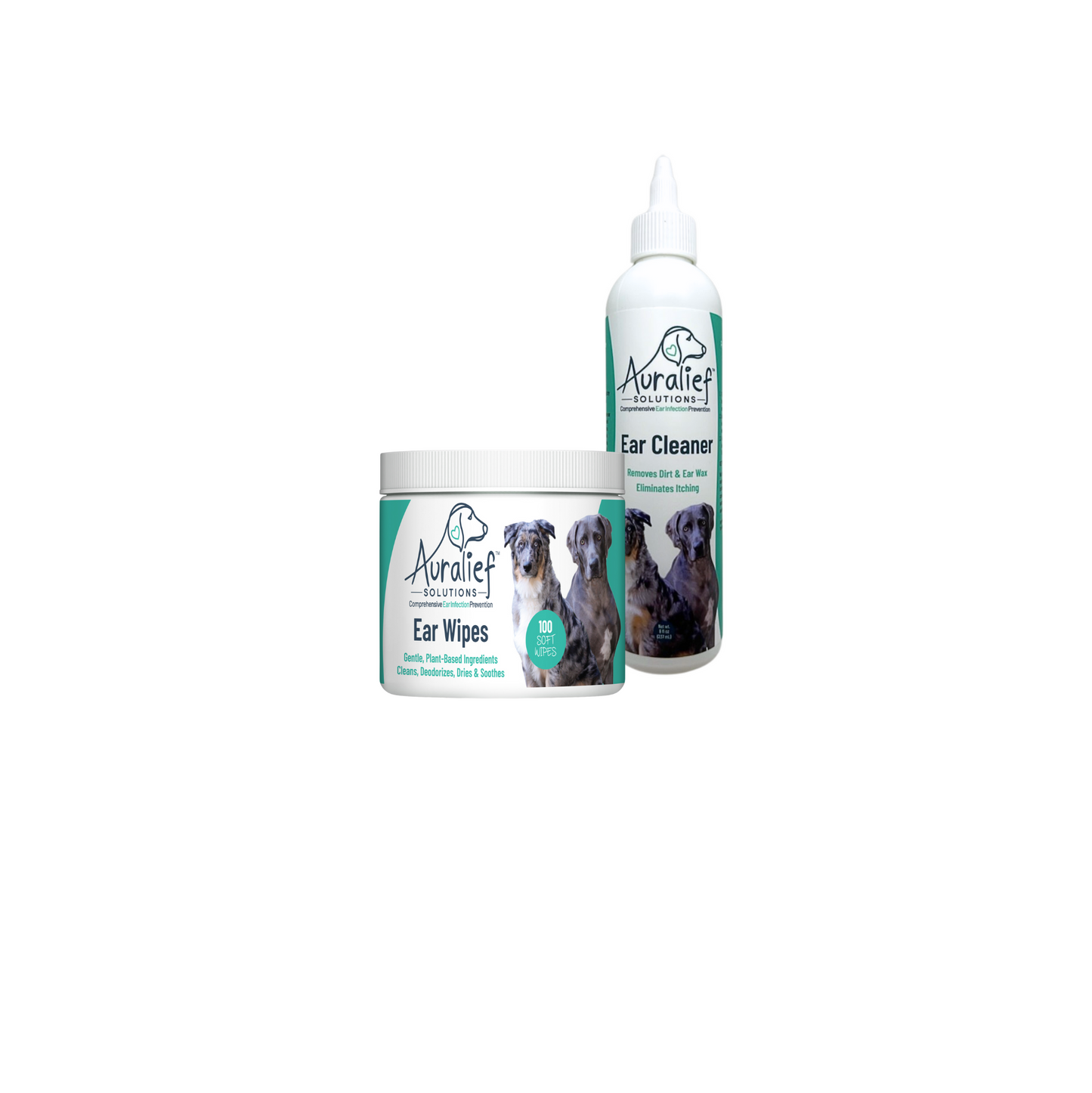 Basic Ear Care Bundle- Ear Cleaner and Wipes